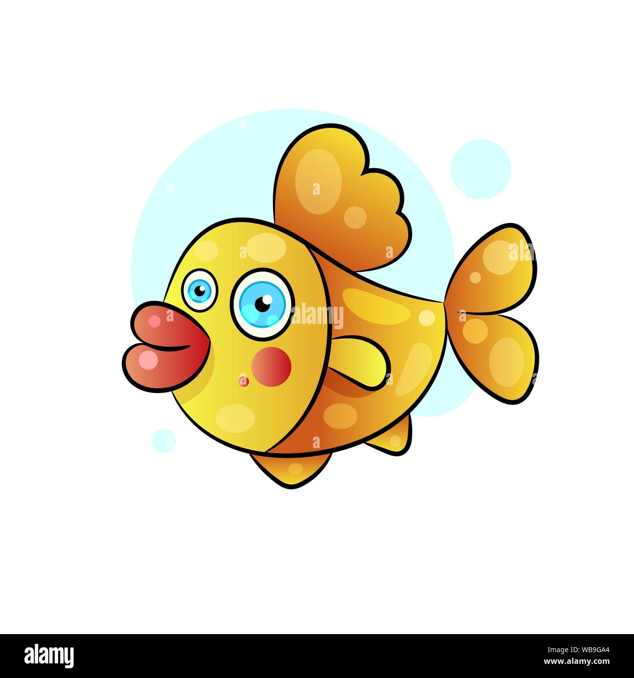 Fish Vector Design Logo Template. Seafood Restaurant Idea. Vector Illustration Stock Vector