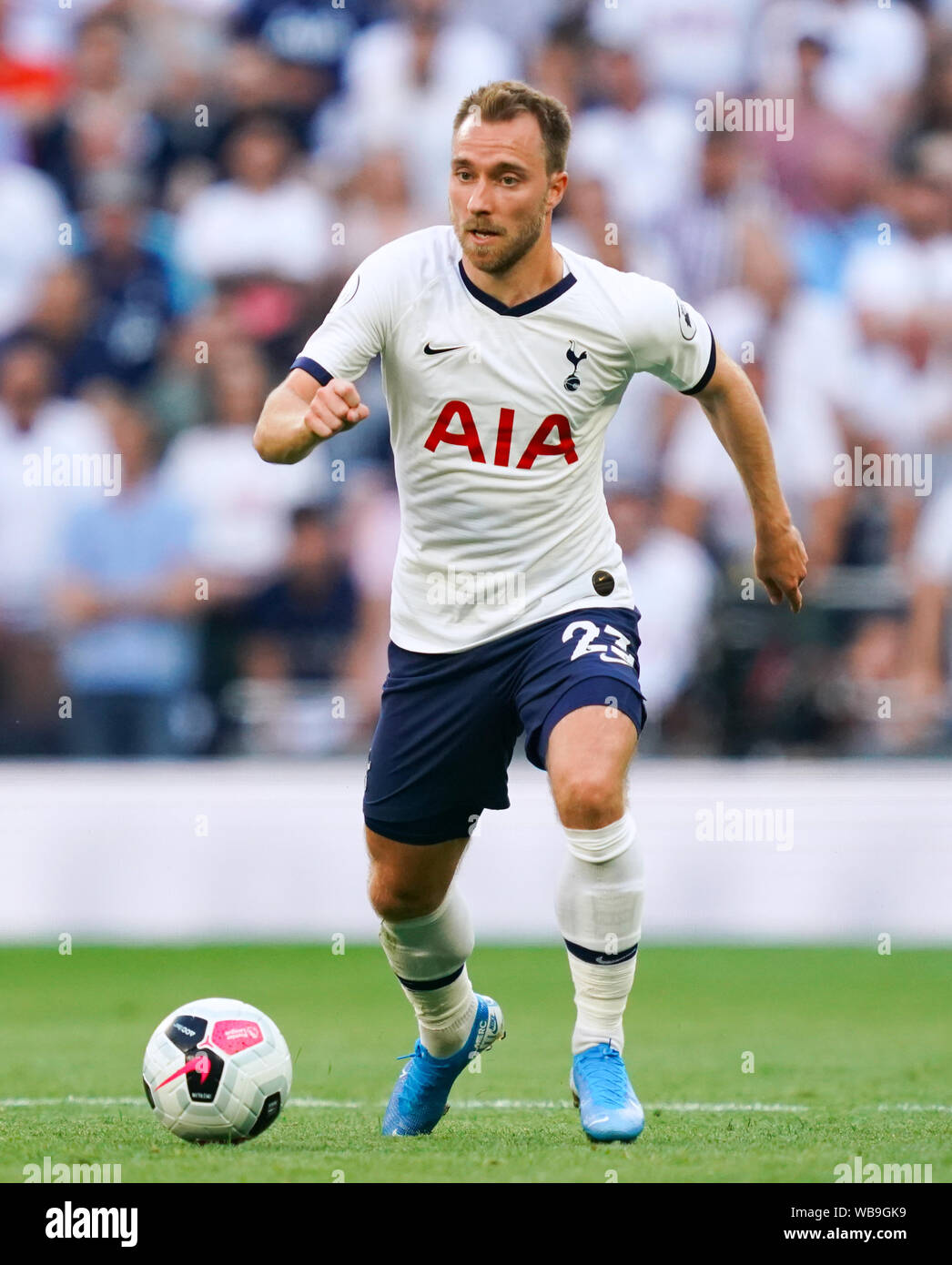 Tottenham Hotspur S Christian Eriksen In Action During The Premier League Match At Tottenham Hotspur Stadium London Stock Photo Alamy