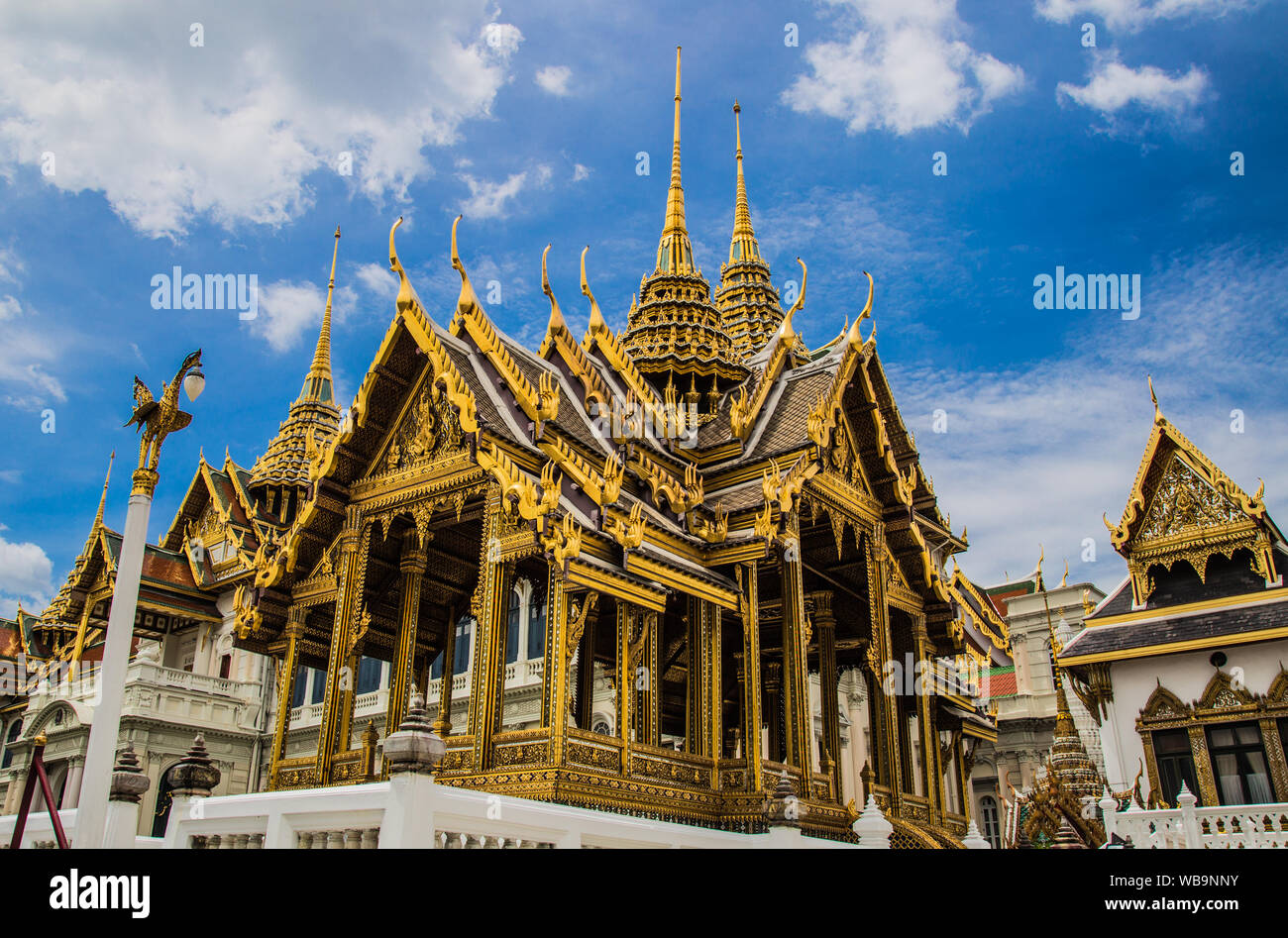 Grand Palace views in Bangkok in Thailand Stock Photo - Alamy