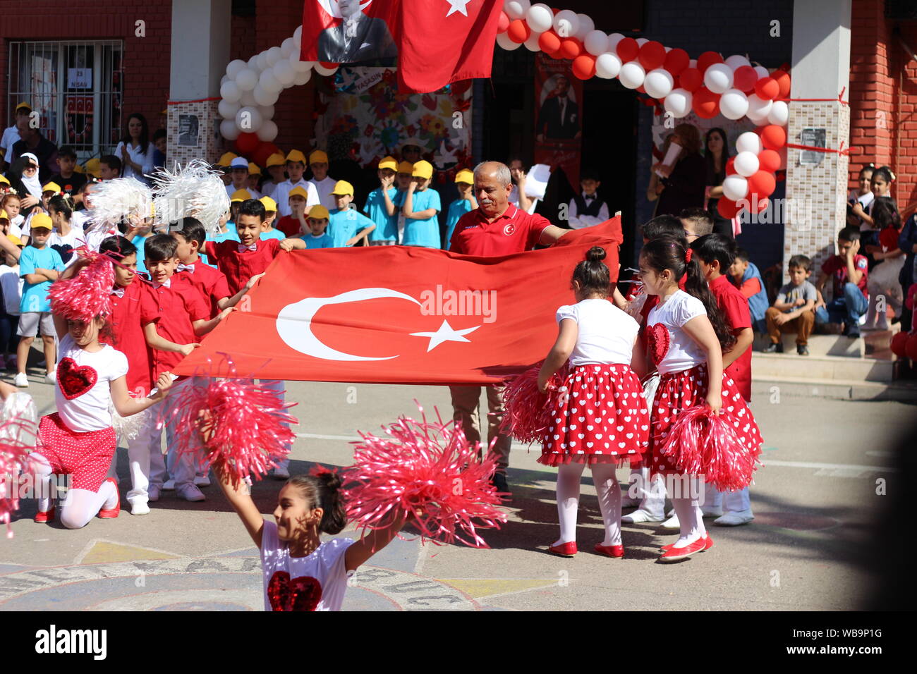 National Sovereignty and Children's Day festival. Children in