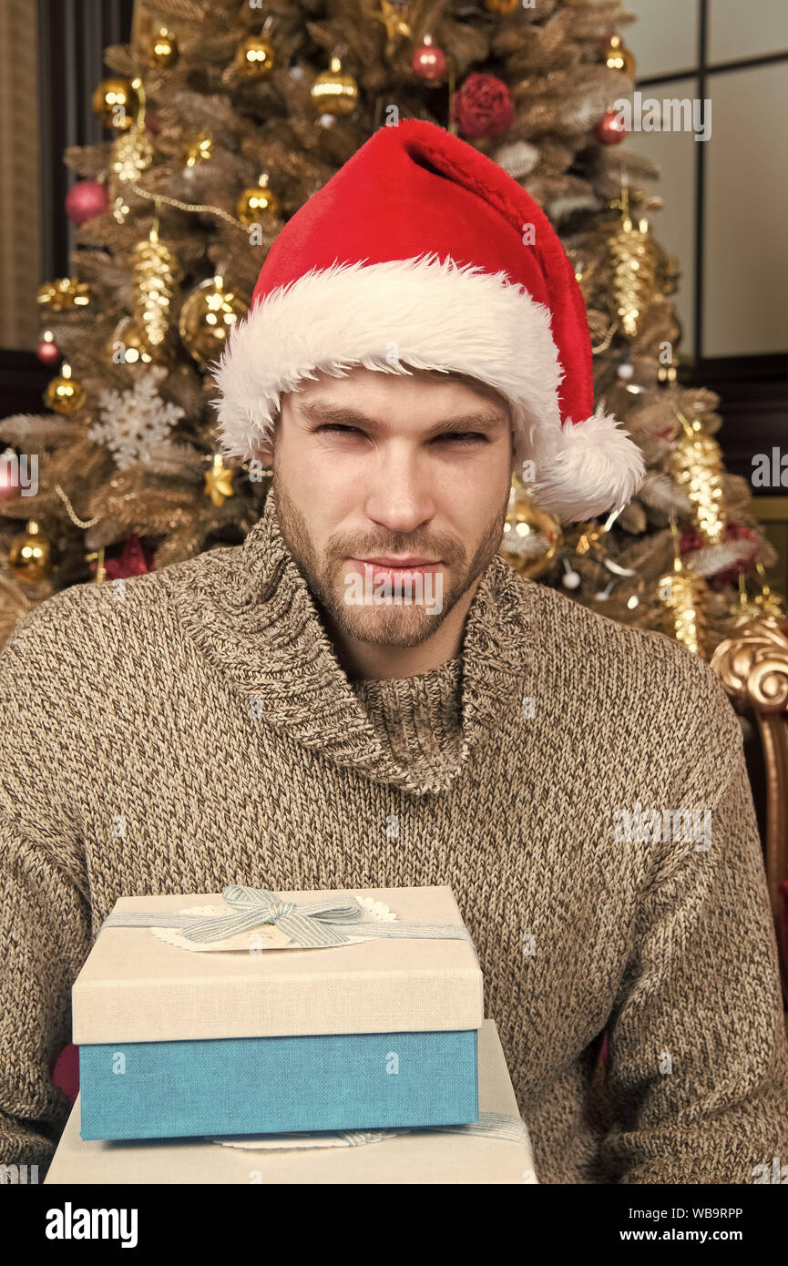 christmas present hat