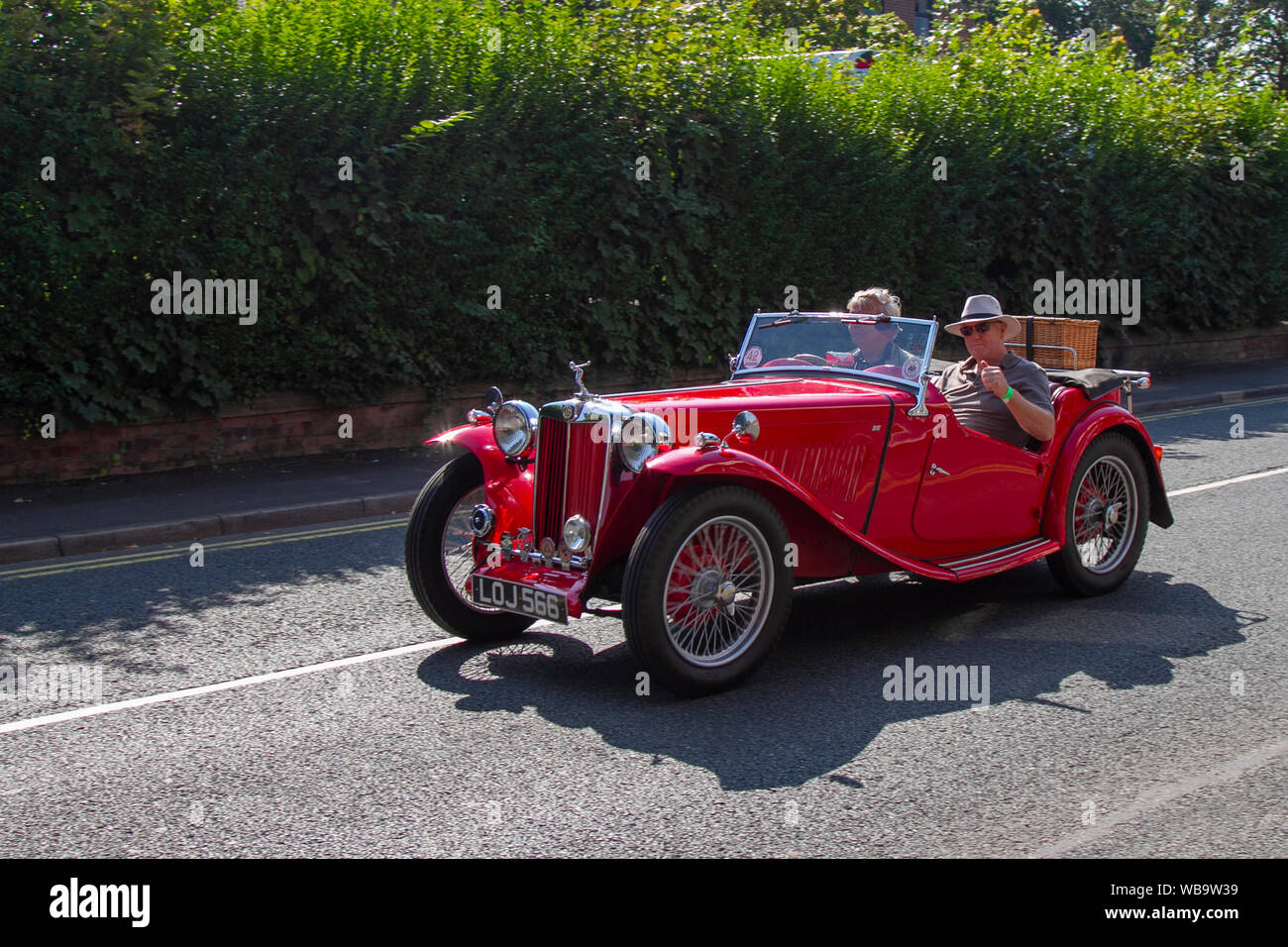 1942 40ws Red Mg Mg T Type Series Roadster Cars Classic Cars Cherished Veteran Restored Old Timer Collectible Motors Vintage Heritage Old Preserved Collectable Restored Motors Uk Stock Photo Alamy