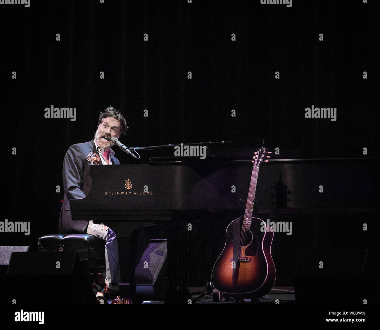 August 24, 2019, South Orange, New Jersey, U.S RUFUS WAINWRIGHT played a sold out show at SOPAC