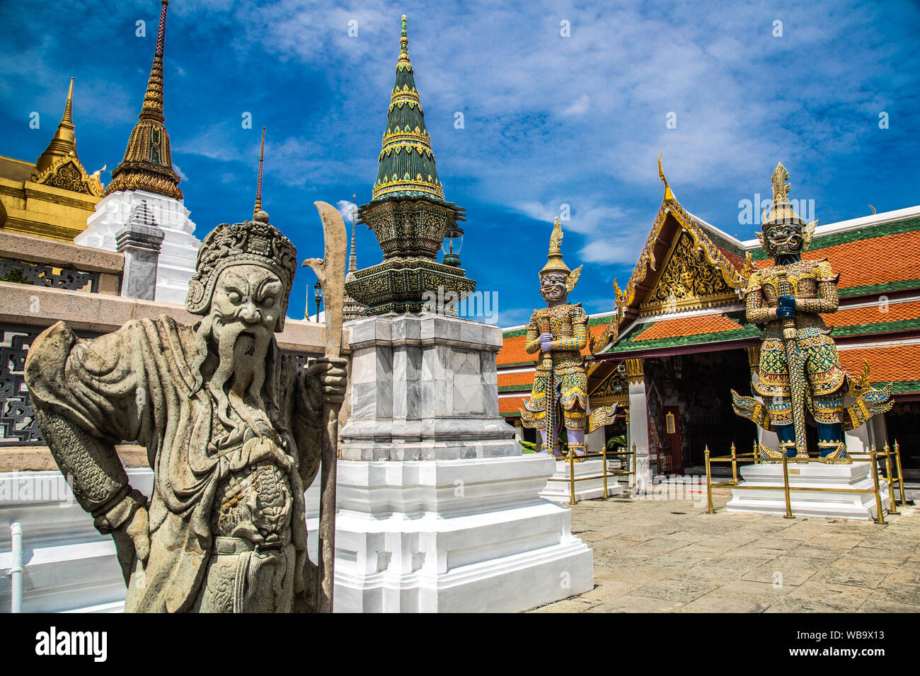 Grand Palace views in Bangkok in Thailand Stock Photo - Alamy