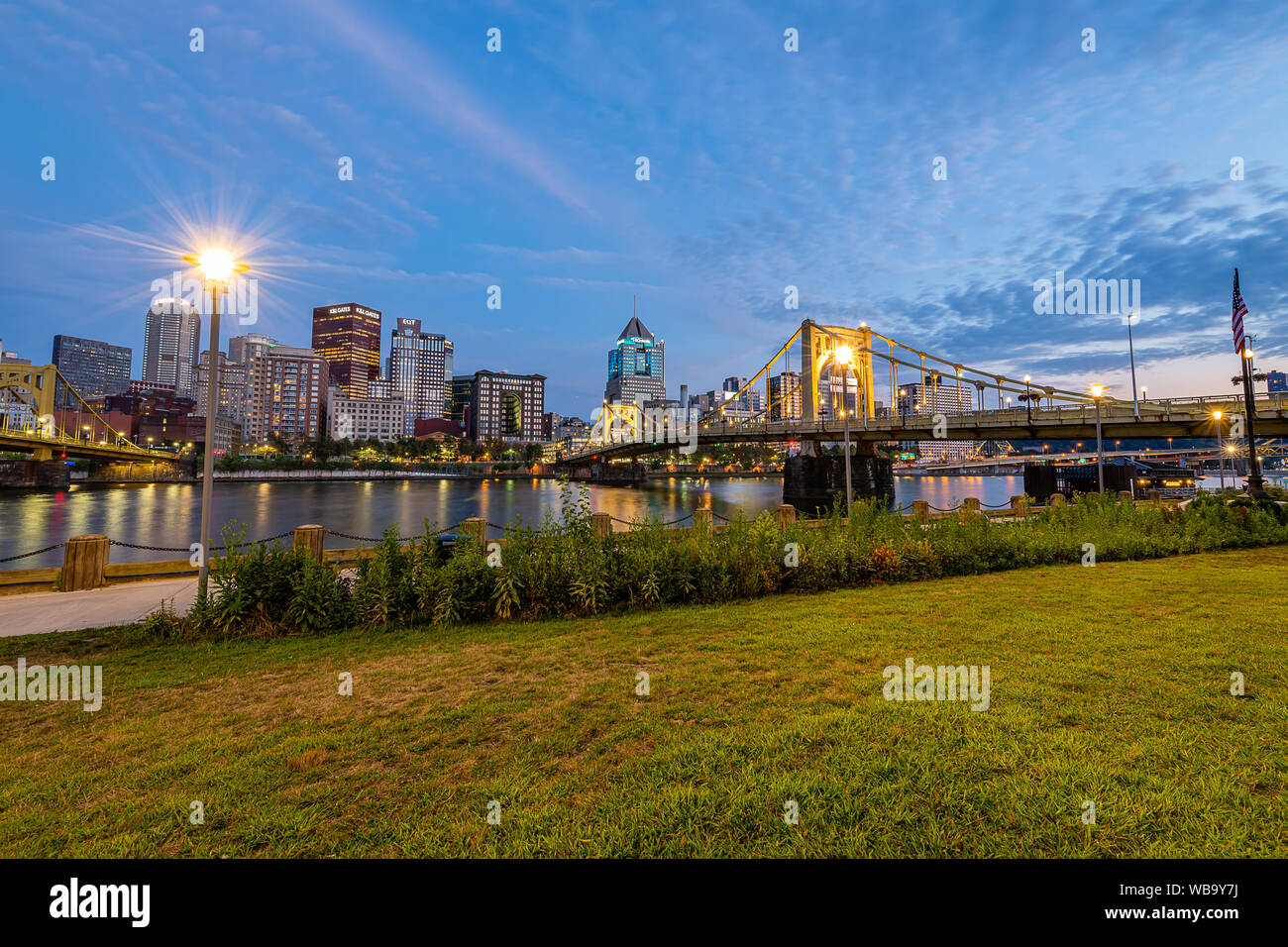 Pittsburgh at Dusk Stock Photo