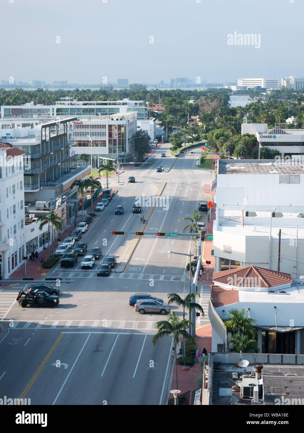 North Miami, Florida,USA. August 2019: Street view on a Miami street in  regular weekday Stock Photo - Alamy
