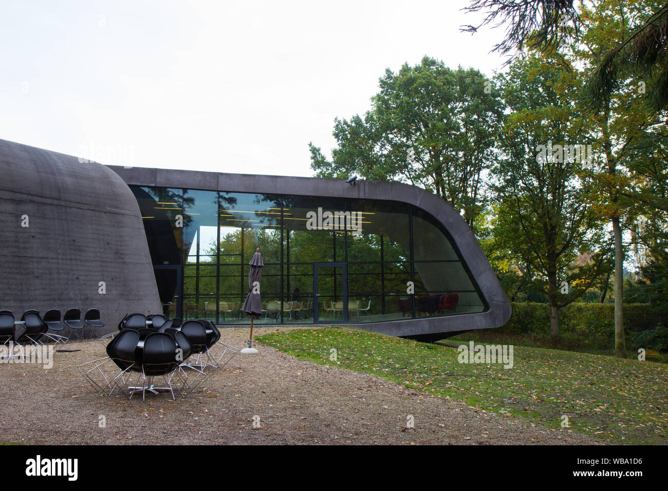 Ordrup, DENMARK SEPTEMBER 2016: Zaha Hadid's of museum Photo - Alamy