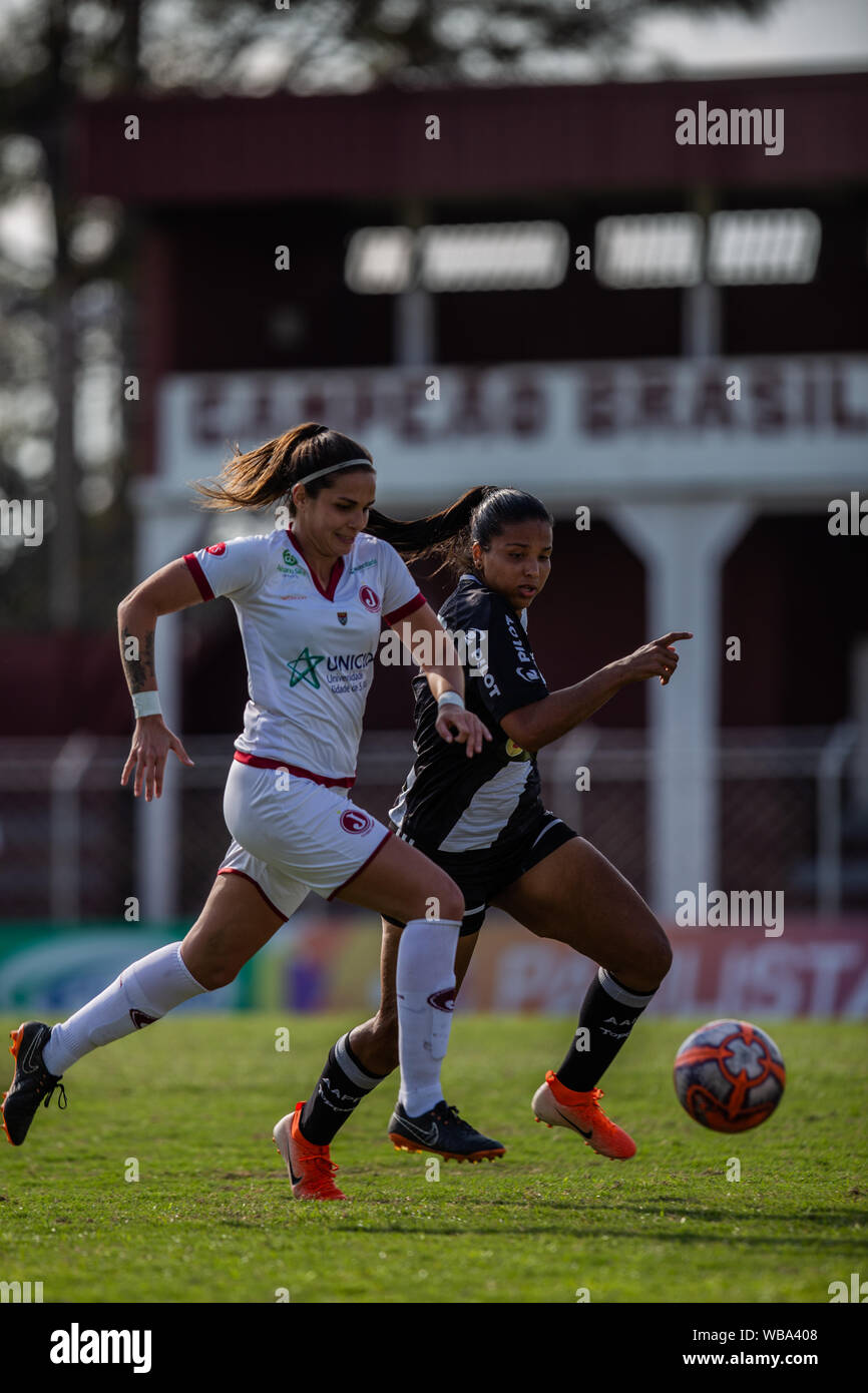 SÃO PAULO, SP - 25.08.2019: JUVENTUS X PONTE PRETA FUTEBOL FEMININO -  Paulista Women's Cionshonship - Juventus wins Ponte Preta 1-0 on Sunday  afternoon, 25 August. The was scored by Renata, one