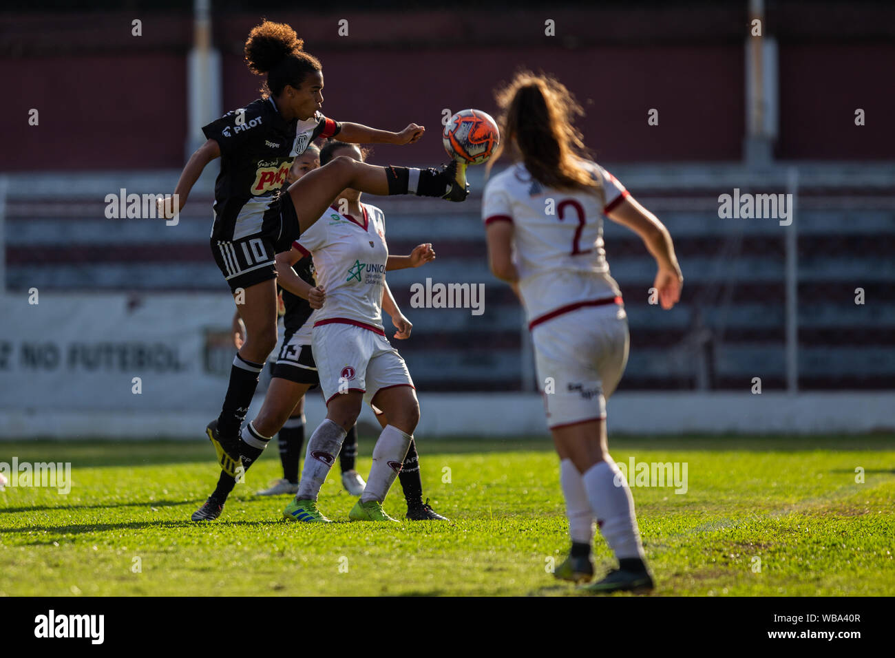 SÃO PAULO, SP - 25.08.2019: JUVENTUS X PONTE PRETA FUTEBOL FEMININO -  Paulista Women's Cionshonship - Juventus wins Ponte Preta 1-0 on Sunday  afternoon, 25 August. The was scored by Renata, one