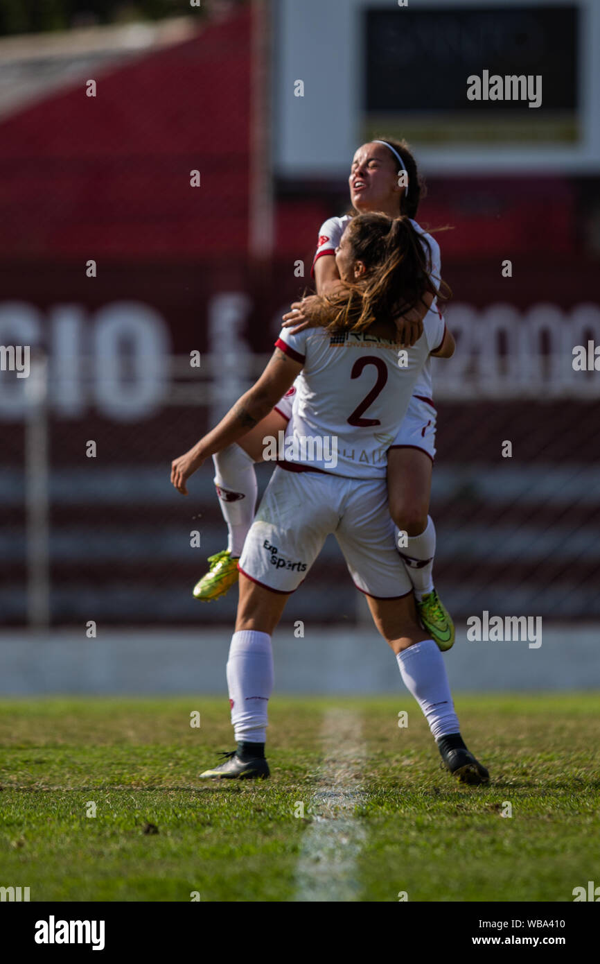 SÃO PAULO, SP - 25.08.2019: JUVENTUS X PONTE PRETA FUTEBOL FEMININO -  Paulista Women's Cionshonship - Juventus wins Ponte Preta 1-0 on Sunday  afternoon, 25 August. The was scored by Renata, one