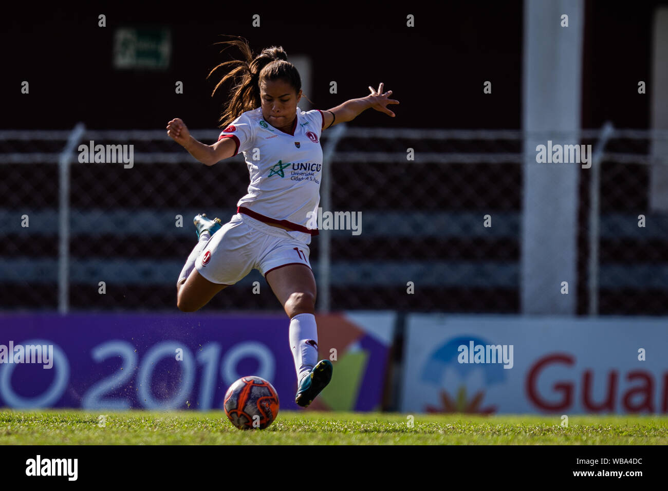 SÃO PAULO, SP - 25.08.2019: JUVENTUS X PONTE PRETA FUTEBOL FEMININO -  Paulista Women's Cionshonship - Juventus wins Ponte Preta 1-0 on Sunday  afternoon, 25 August. The was scored by Renata, one