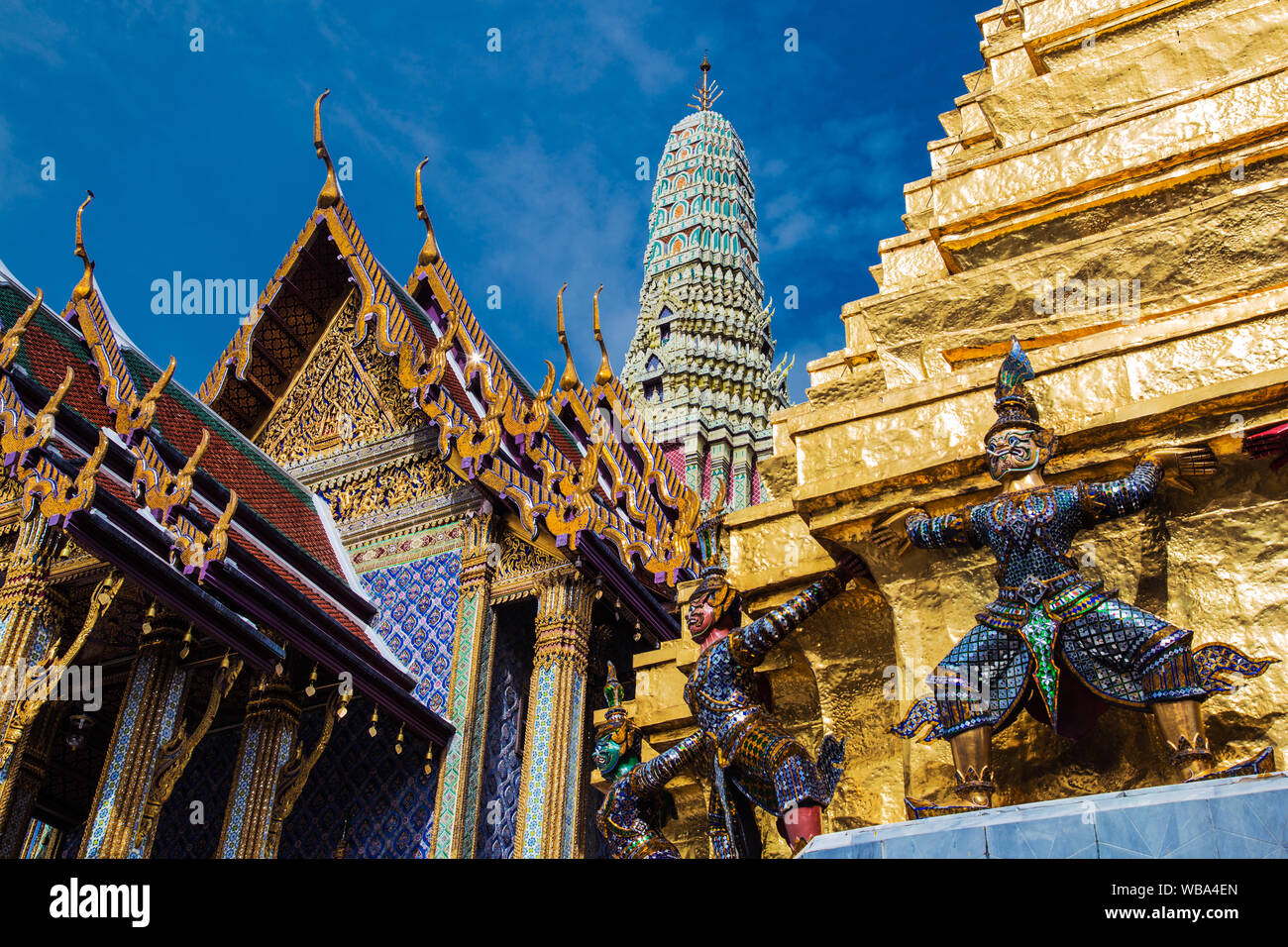 Grand Palace views in Bangkok in Thailand Stock Photo - Alamy