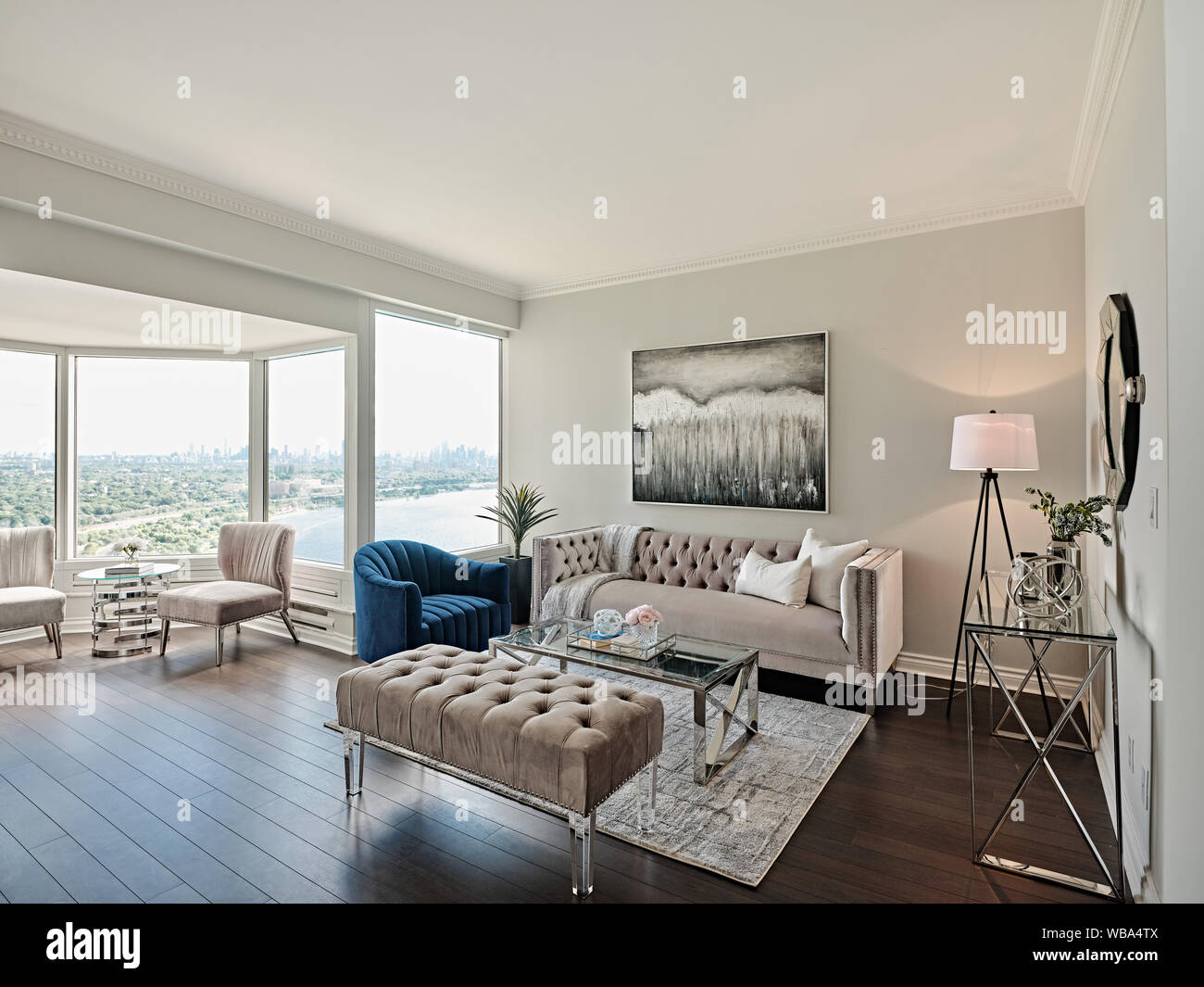 Toronto Waterfront Condo with lake views Stock Photo Alamy
