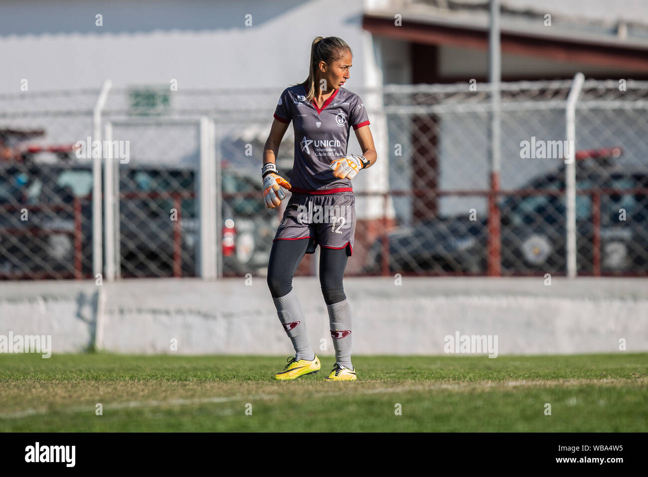 SÃO PAULO, SP - 25.08.2019: JUVENTUS X PONTE PRETA FUTEBOL FEMININO -  Paulista Women's Cionshonship - Juventus wins Ponte Preta 1-0 on Sunday  afternoon, 25 August. The was scored by Renata, one