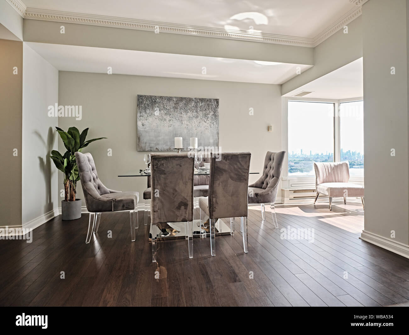 Toronto Waterfront Condo with lake views Stock Photo Alamy