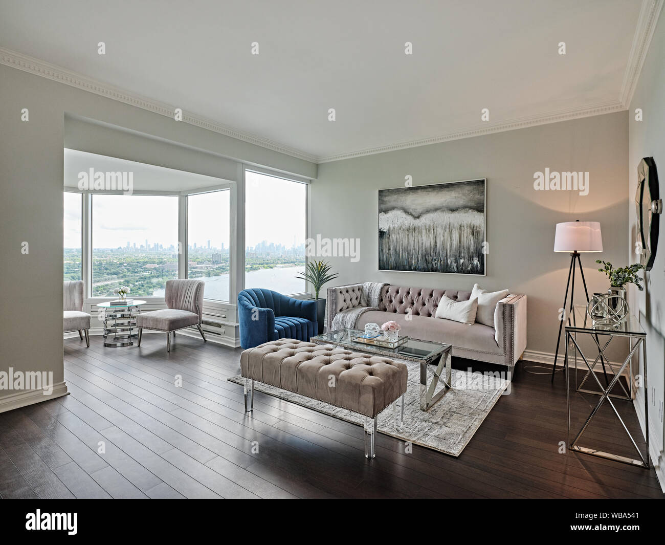 Toronto Waterfront Condo with lake views Stock Photo Alamy