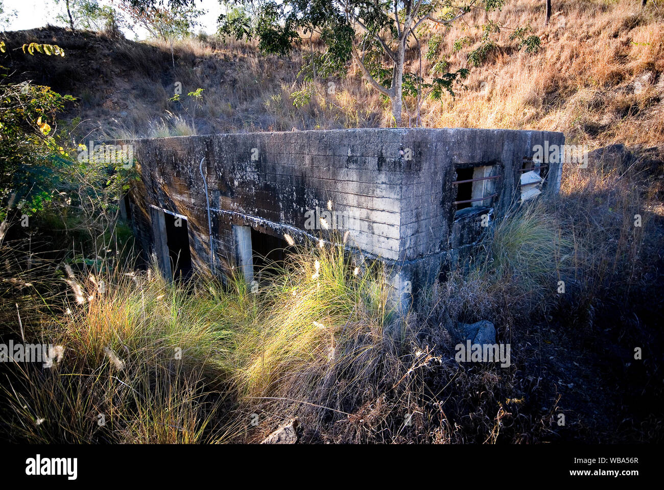Bunker constructed in the Second World War to store munitions. In all, 42 bunkers were made on