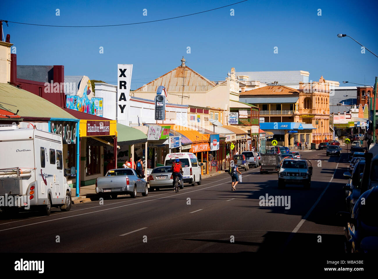 Gill Street with preserved buildings in the heart of the city, the One