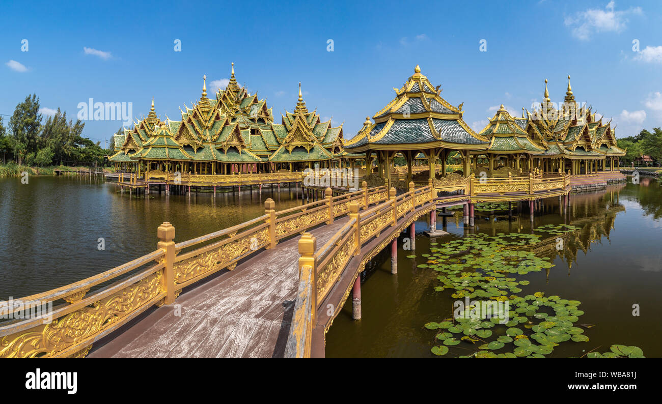 Temples in Ancient City Muang Boran in Bangkok Thailand Stock Photo - Alamy