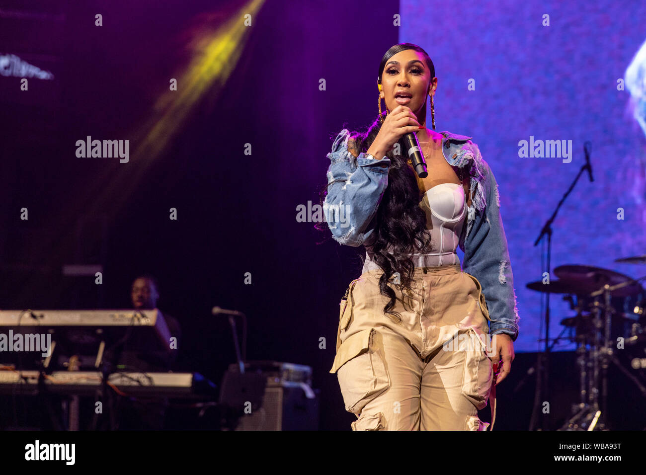 August 24, 2019, Chicago, Illinois, U.S Singer QUEEN NAIJA during the
