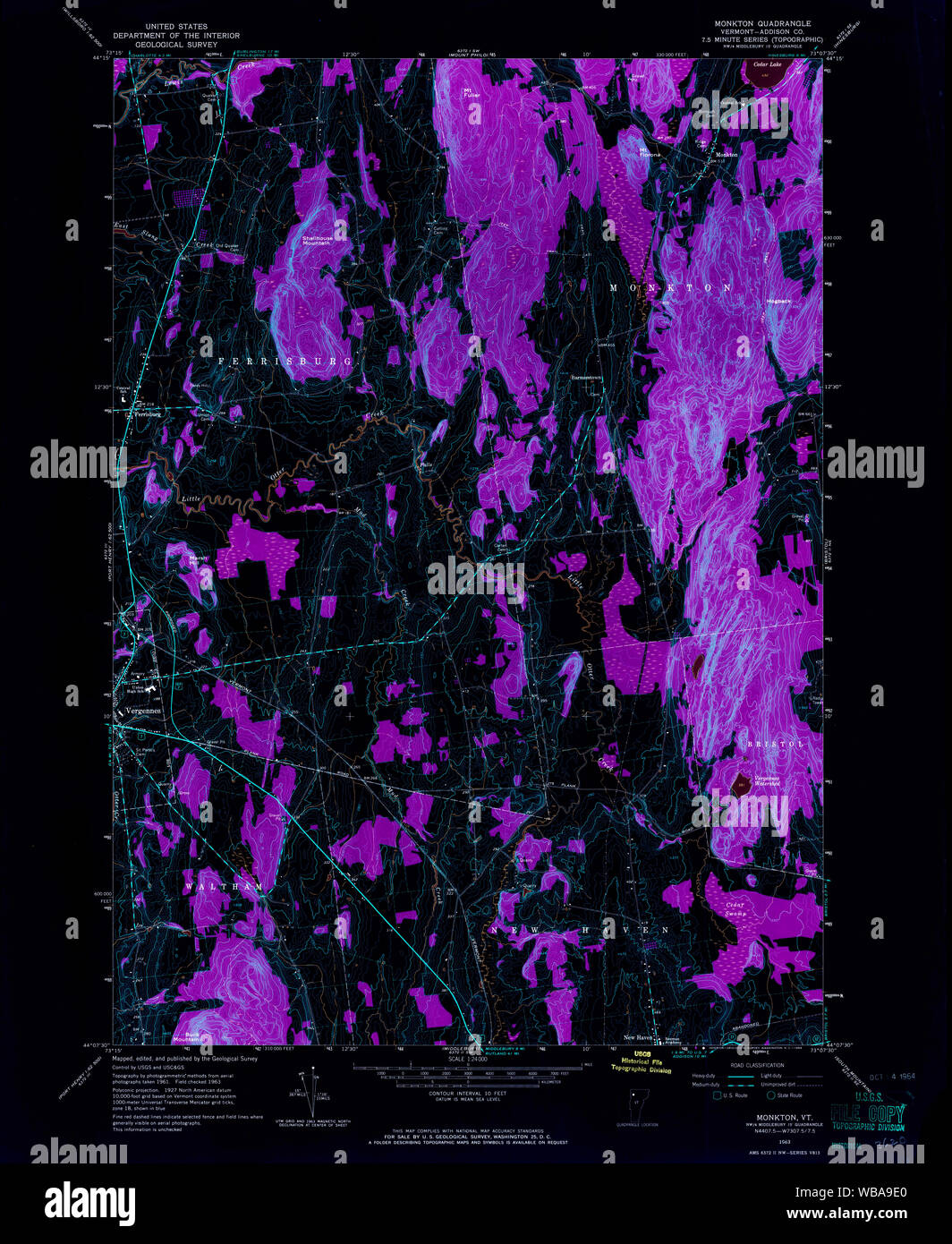 Monkton map hires stock photography and images Alamy