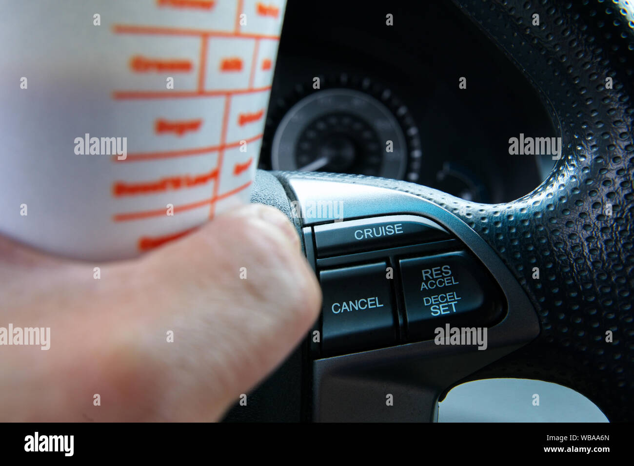 Driver behind wheel of car hi-res stock photography and images - Alamy