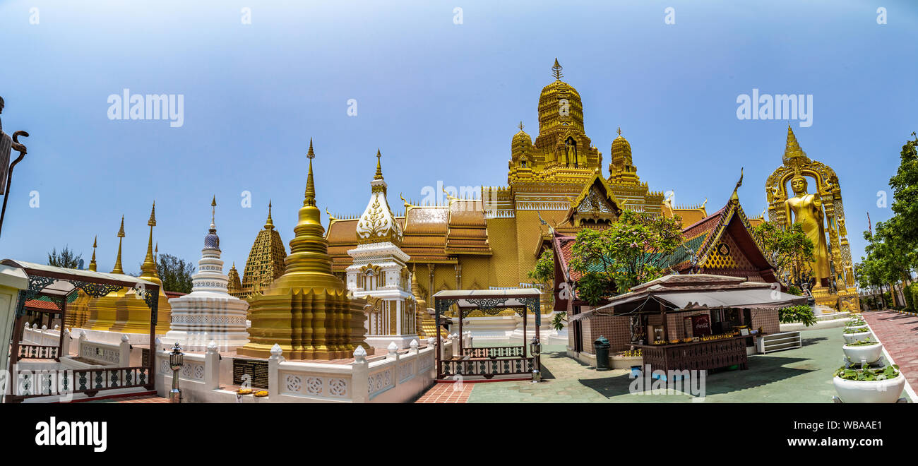 Temples in Ancient City Muang Boran in Bangkok Thailand Stock Photo - Alamy