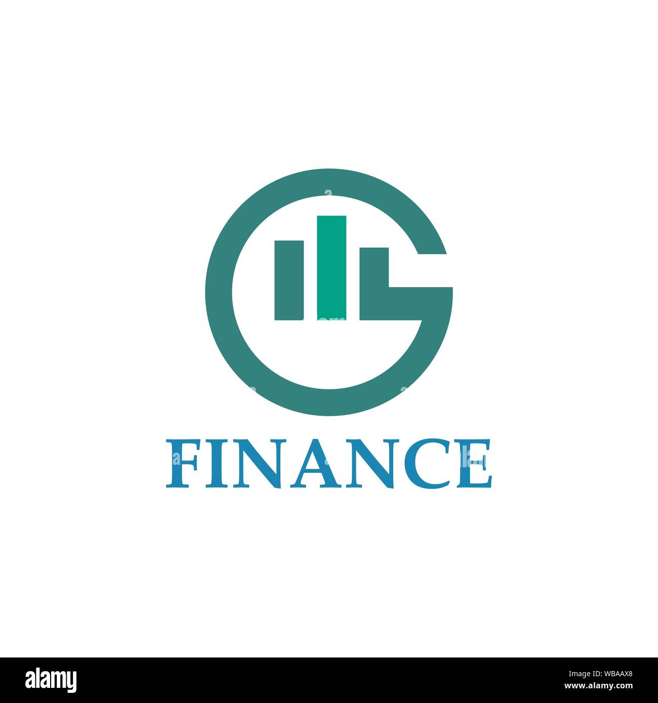 Finance logo design template Vector illustration of icon Stock Vector ...