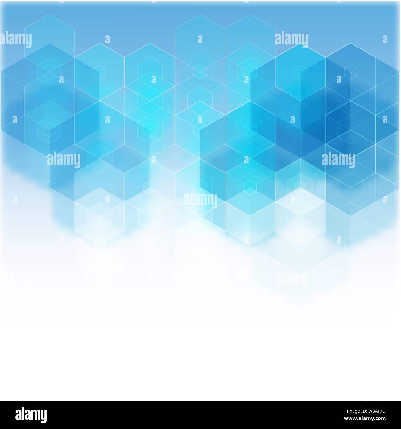 Blue geometric backdrop hi-res stock photography and images - Alamy