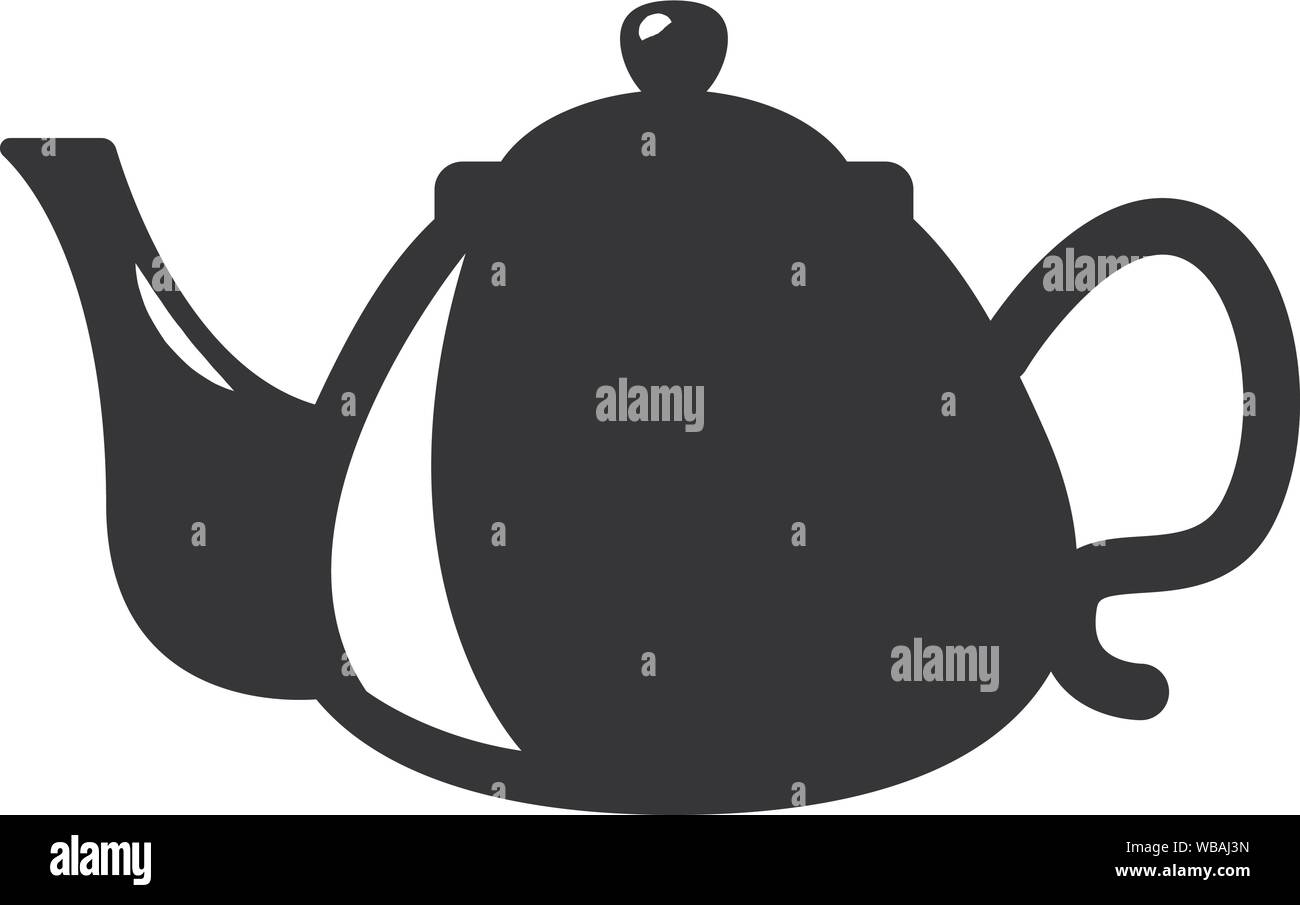 Coffee kettle illustration isolated on white. Design element for logo, label, sign, poster, flyer. Vector illustration Stock Vector