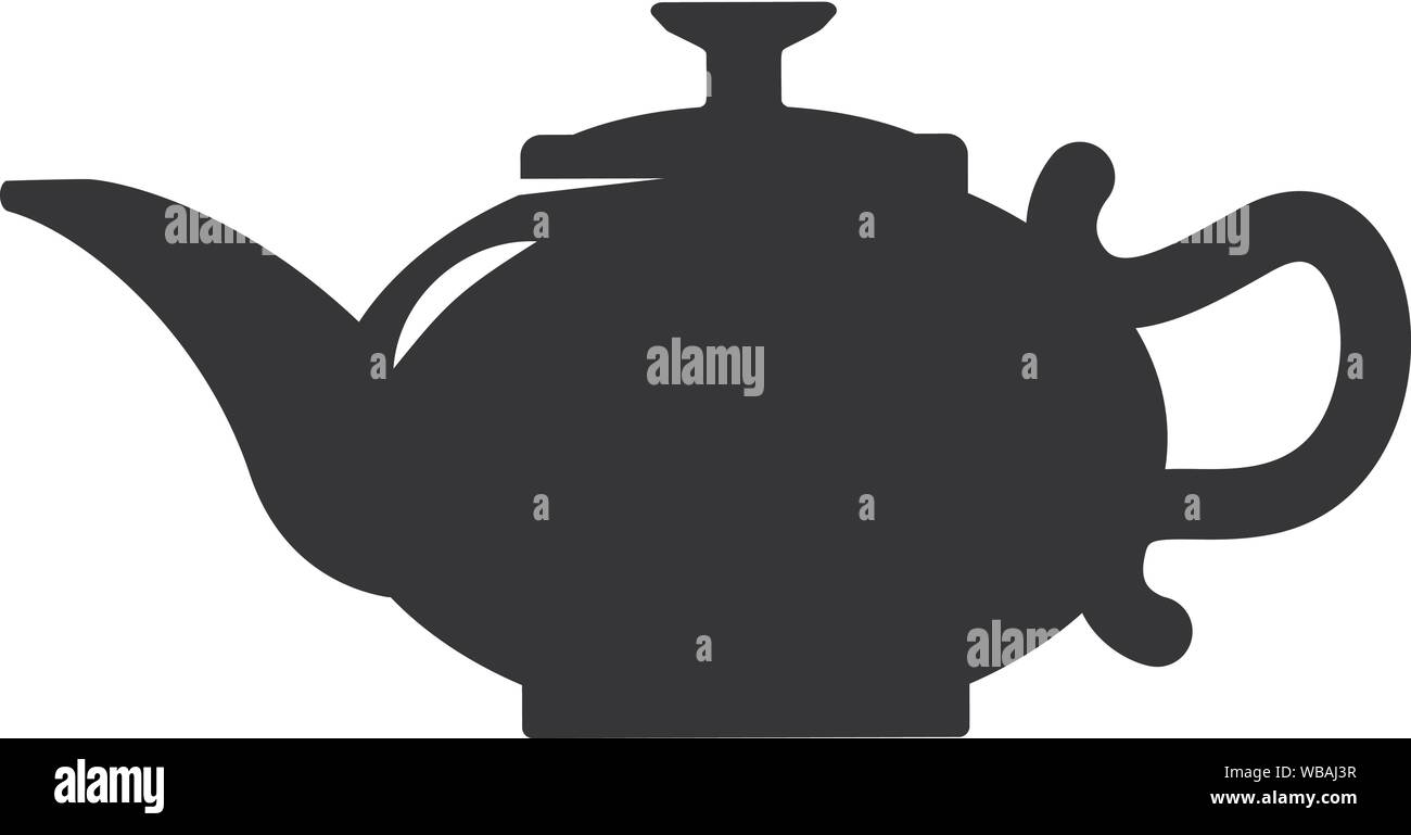 Coffee kettle illustration isolated on white. Design element for logo, label, sign, poster, flyer. Vector illustration Stock Vector