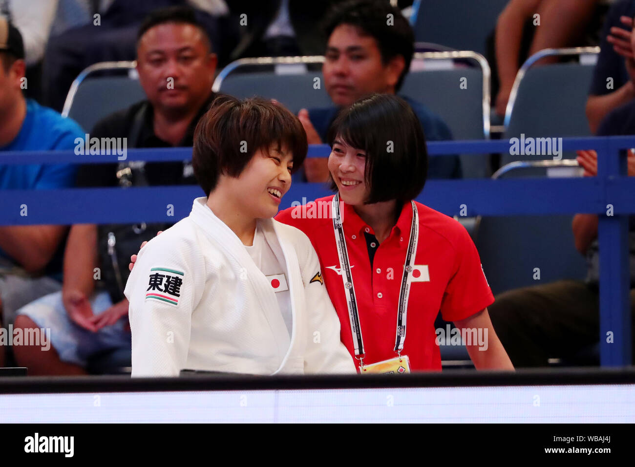 Nippon Budokan, Tokyo, Japan. 26th Aug, 2019. (L-R) ? Ai Shishime ...