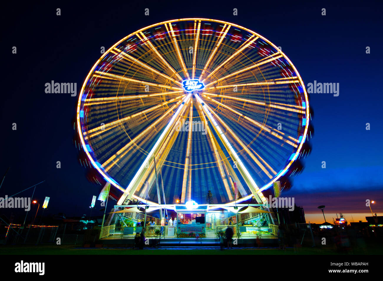 Skyview ferris wheel, Fremantle, Western Australia Stock Photo