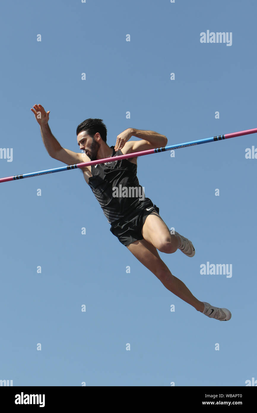 Men's pole vault at the British Athletics Championships, Birmingham ...
