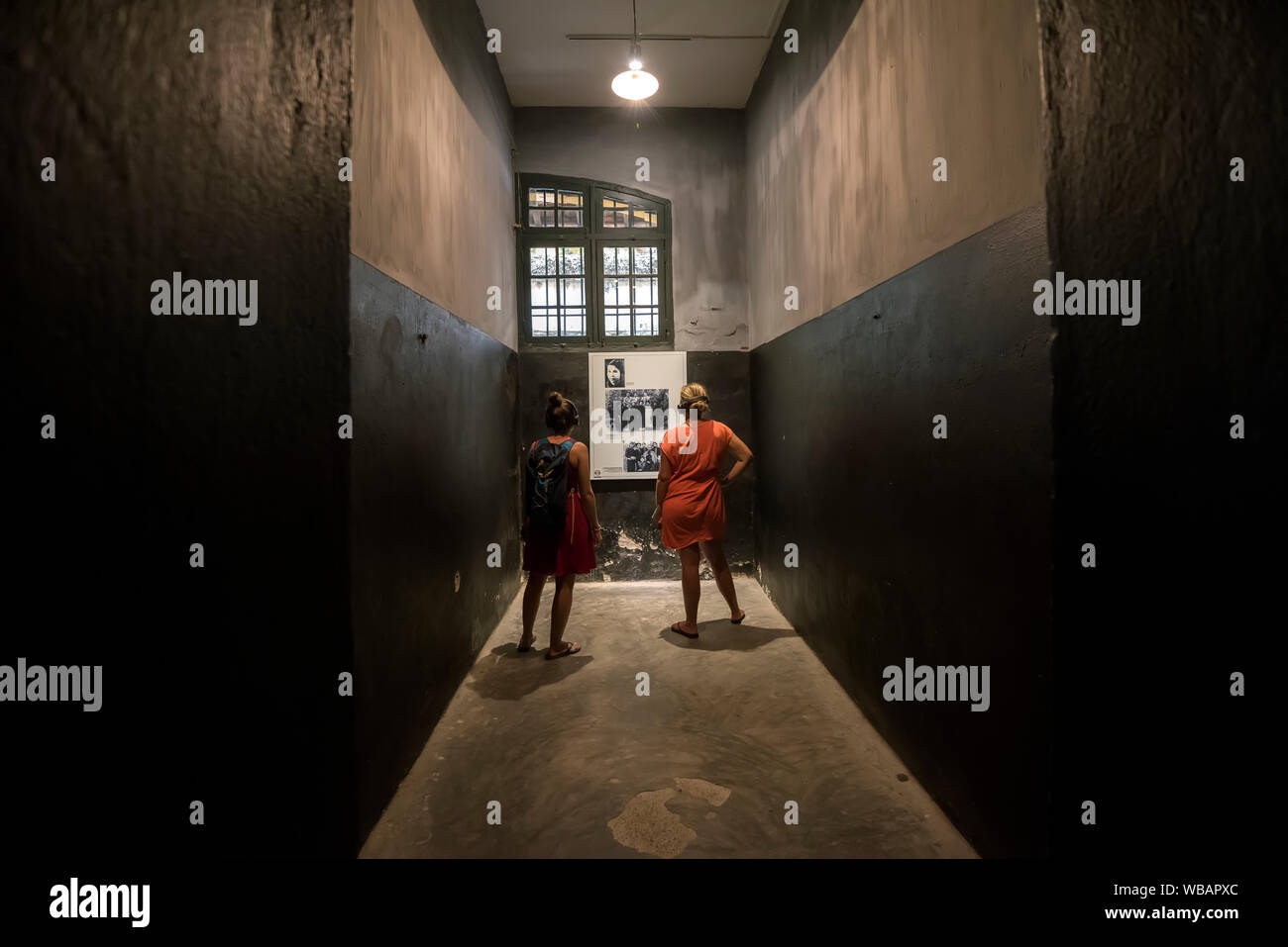 Interior of the Hoa Lo Prison, aka Hanoi Hilton, in Hanoi, Vietnam Stock Photo
