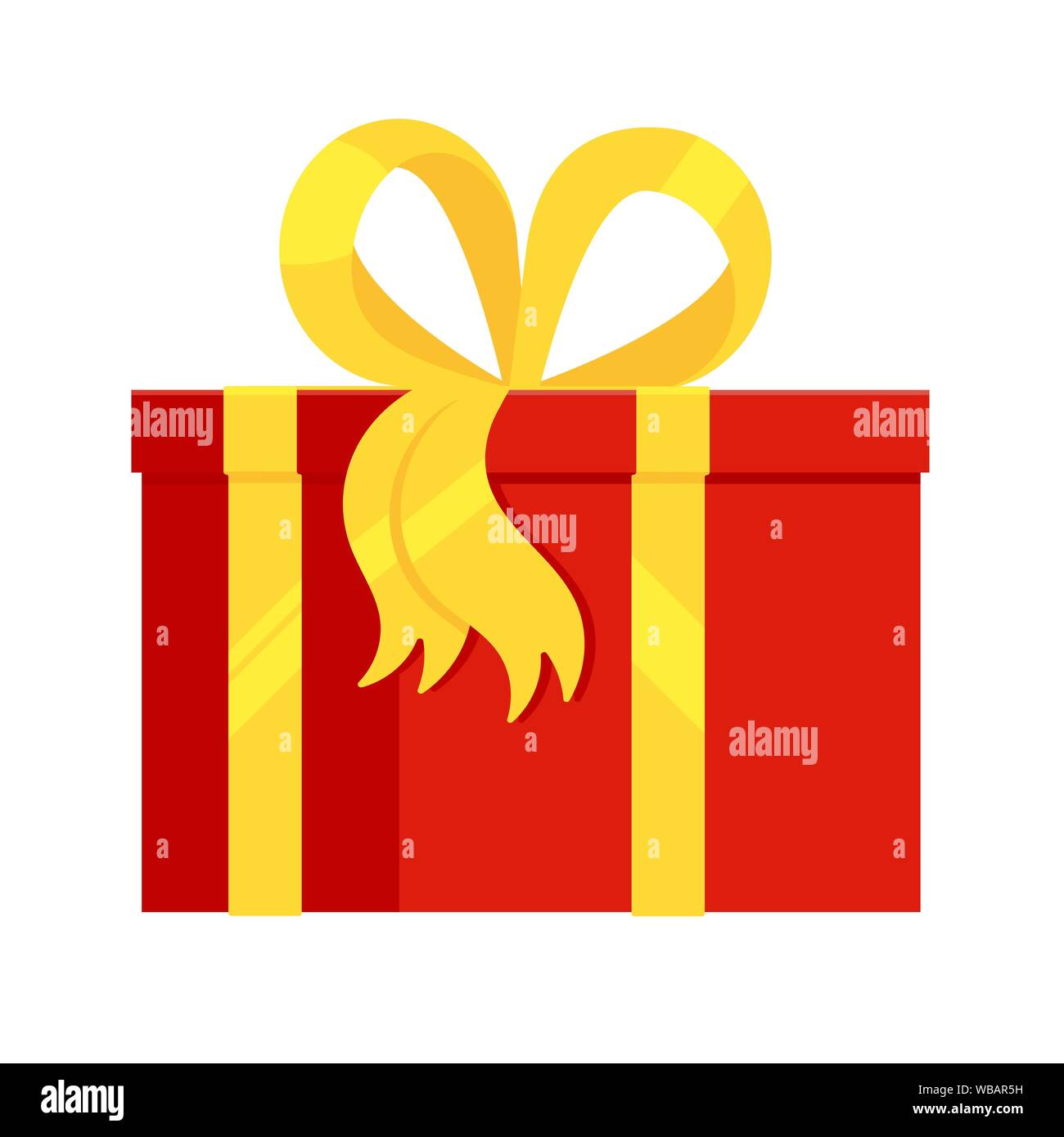 Big red box Stock Vector Images - Alamy