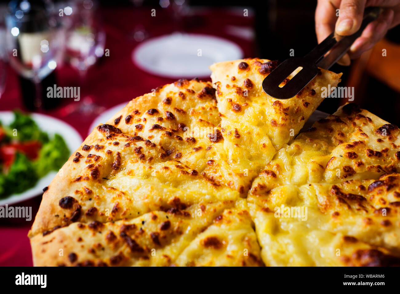 Khachapuri, a traditional Georgian dish of cheese pie Stock Photo - Alamy