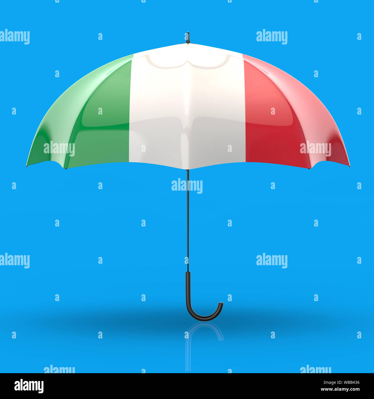 Umbrella concept 3D Illustration Stock Photo Alamy