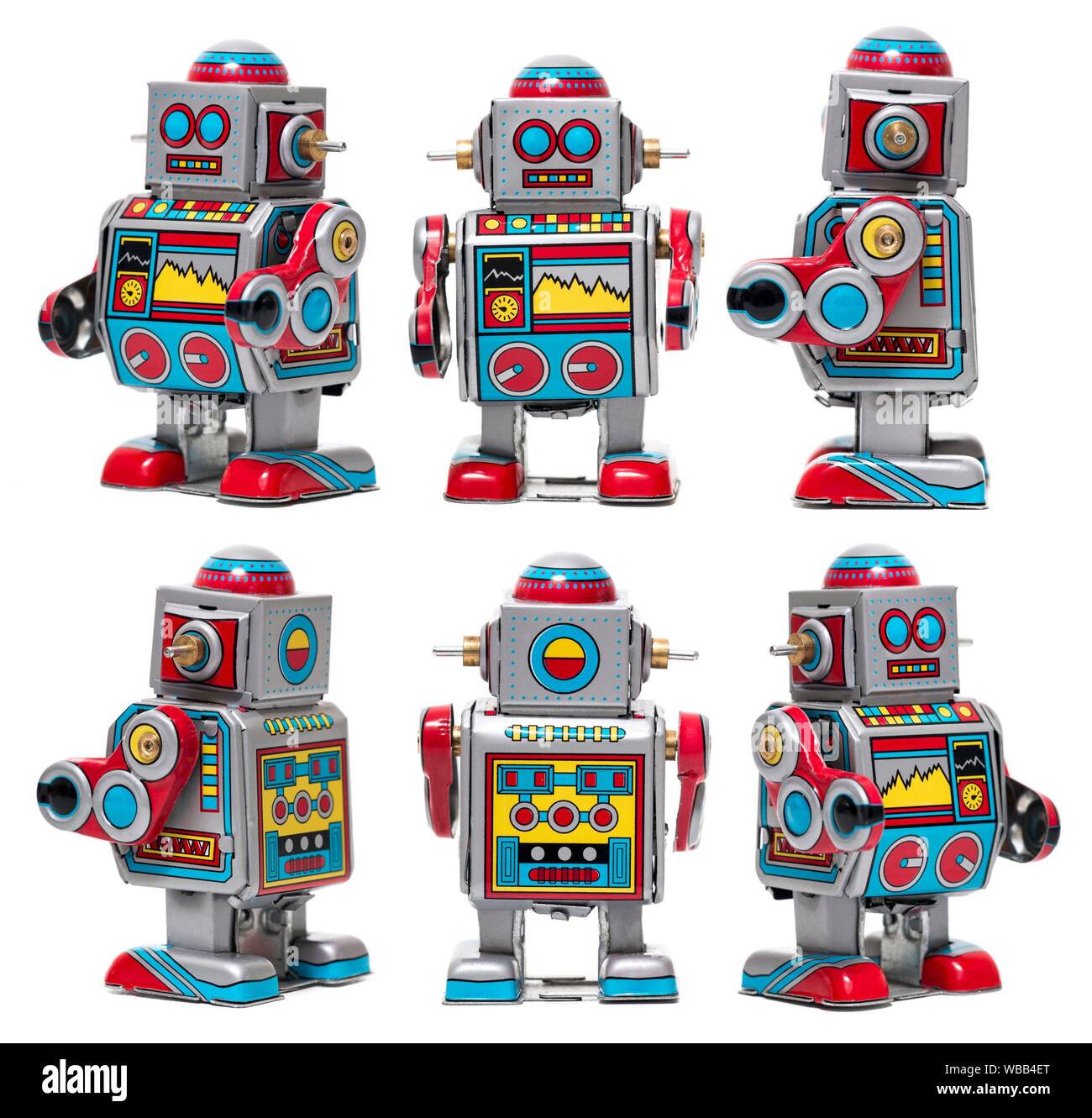 Vintage Tin Robot Toy PNG Images