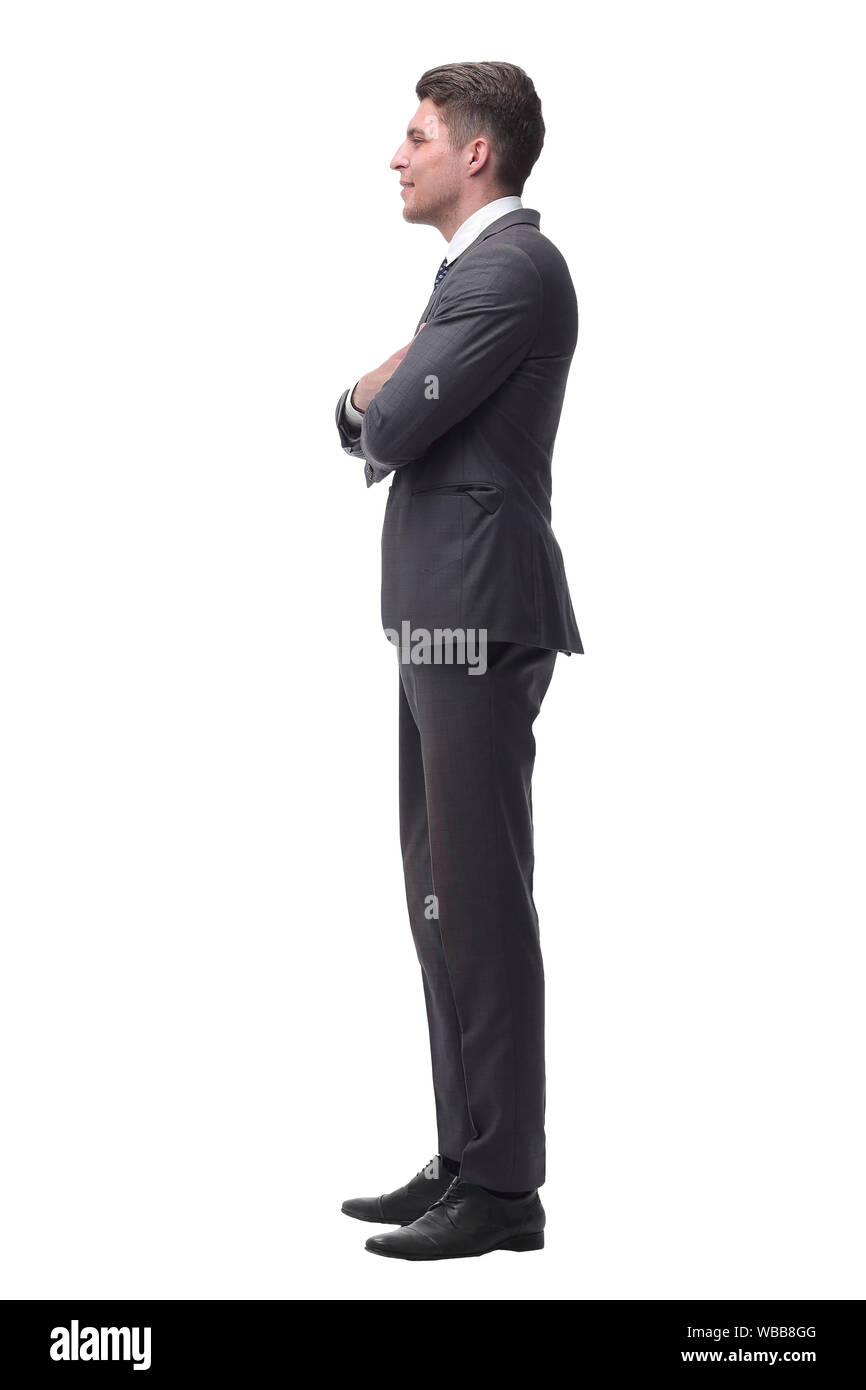 confident young businessman. isolated on white background Stock Photo ...