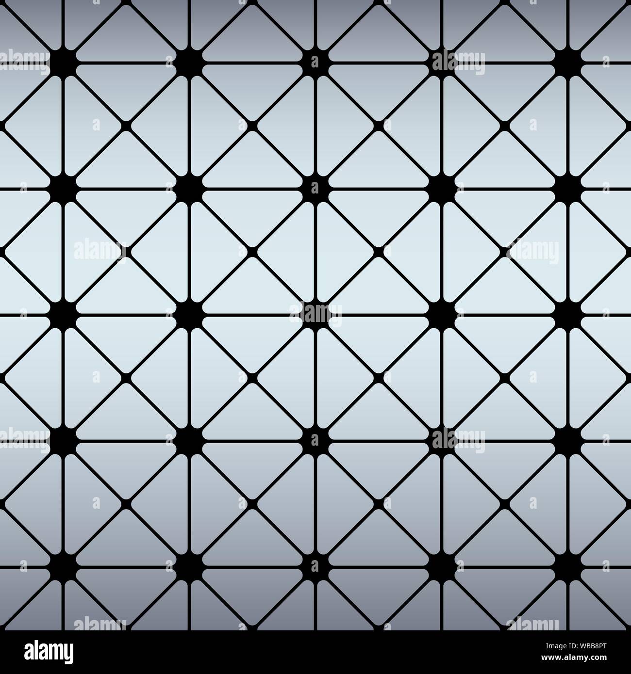 Seamless futuristic geometric cyberpunk pattern. Stock Vector