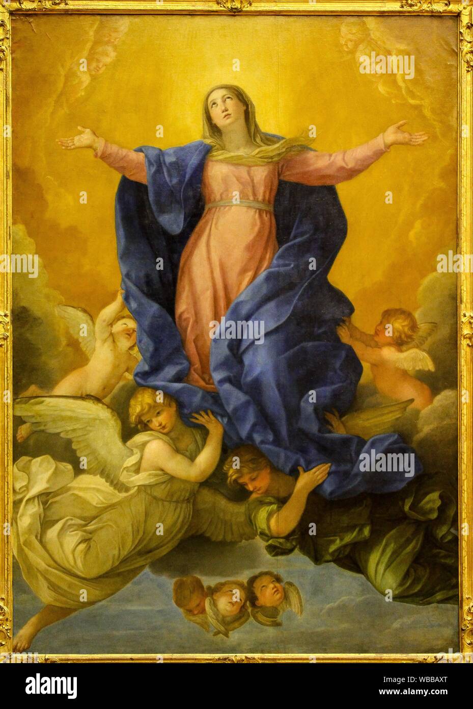 Assumption of virgin mary painting hi-res stock photography and images ...