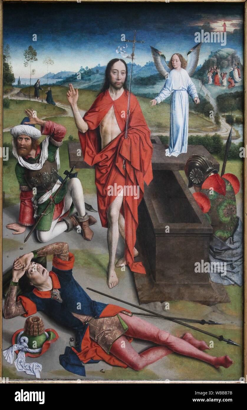  The Resurrection 1485 By Dieric Bouts 1415 20 1475 Stock Photo Alamy