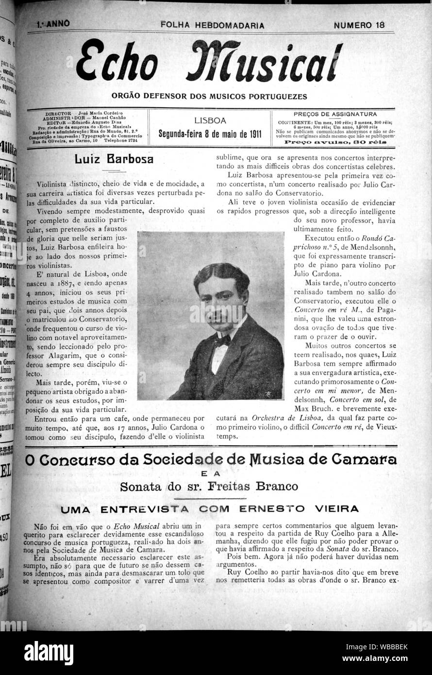 Portuguese Music High Resolution Stock Photography And Images Alamy https www alamy com echo musical anno 1 no 18 eco musical anno i place lisboa date issued 1911 05 08 music periodicals text portuguese image265167243 html