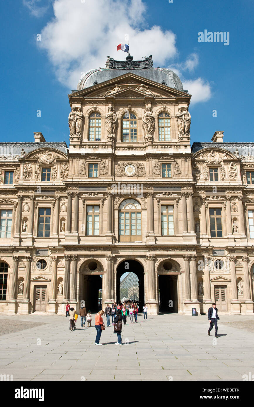 The Louvre Art Museum, Paris, France Stock Photo