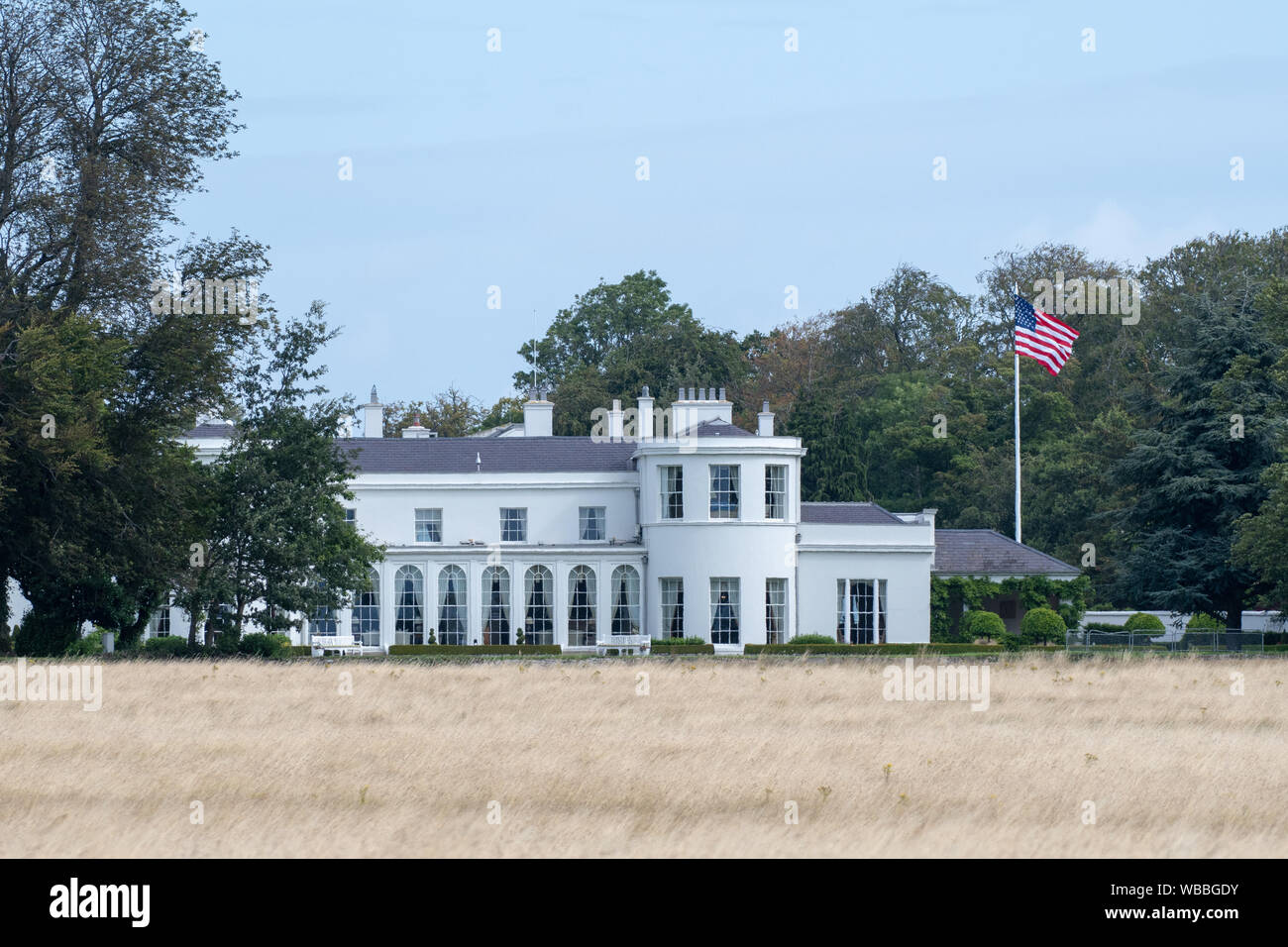American Ambassador's Residence in the Phoenix Park, Dublin, Ireland Stock Photo