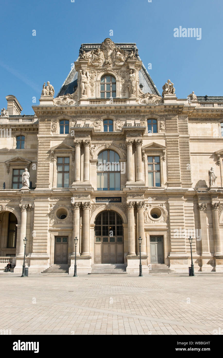 The Louvre Art Museum, Paris, France Stock Photo