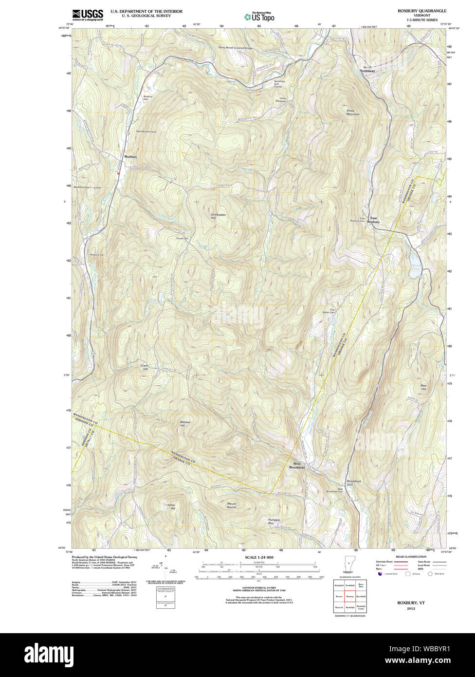 Map of roxbury hires stock photography and images Alamy