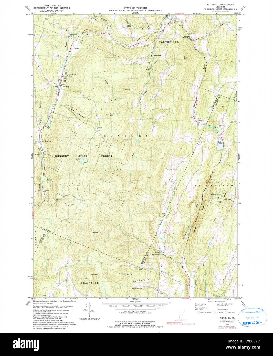 Roxbury map Cut Out Stock Images & Pictures Alamy