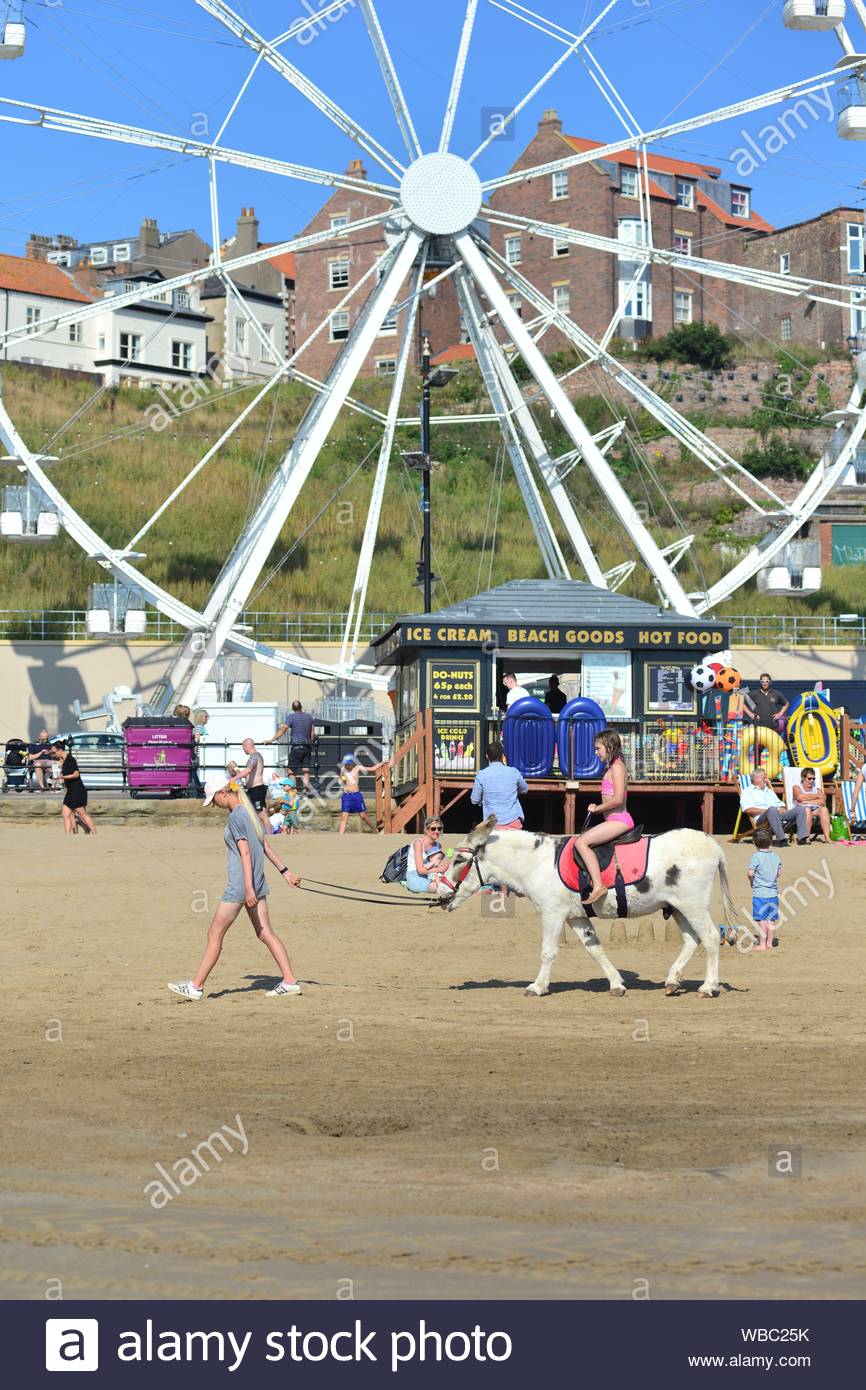 Scarborough North Yorkshire Uk 26th August 2019 Weather Hot